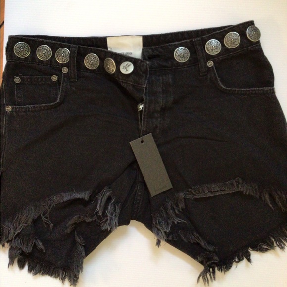!Rare One a teaspoon coin marlon boyfriend shorts